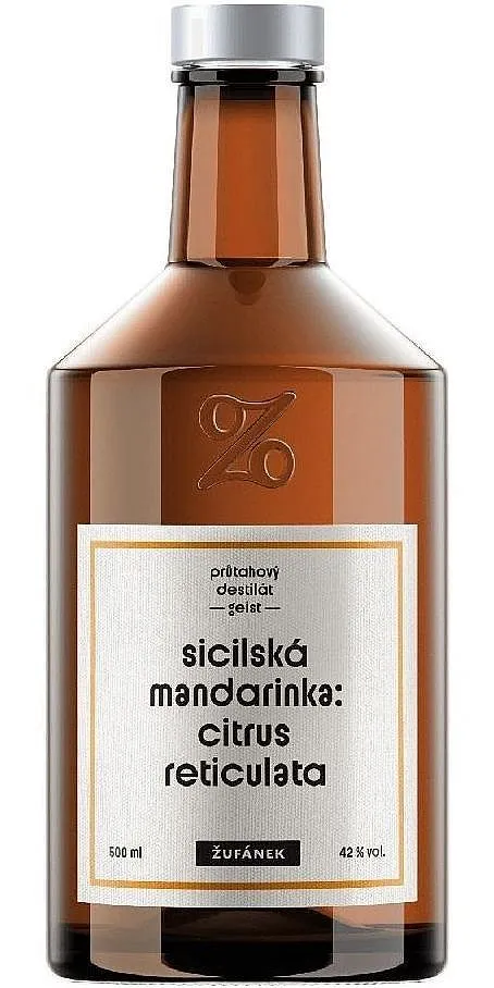Žufánek Sicilská Mandarinka BIO  42%0.50l